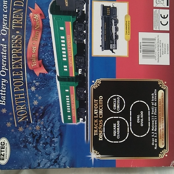 EZTEC Battery Operated North Pole Express 29 Piece 2020 Train Set - Picture 12 of 16